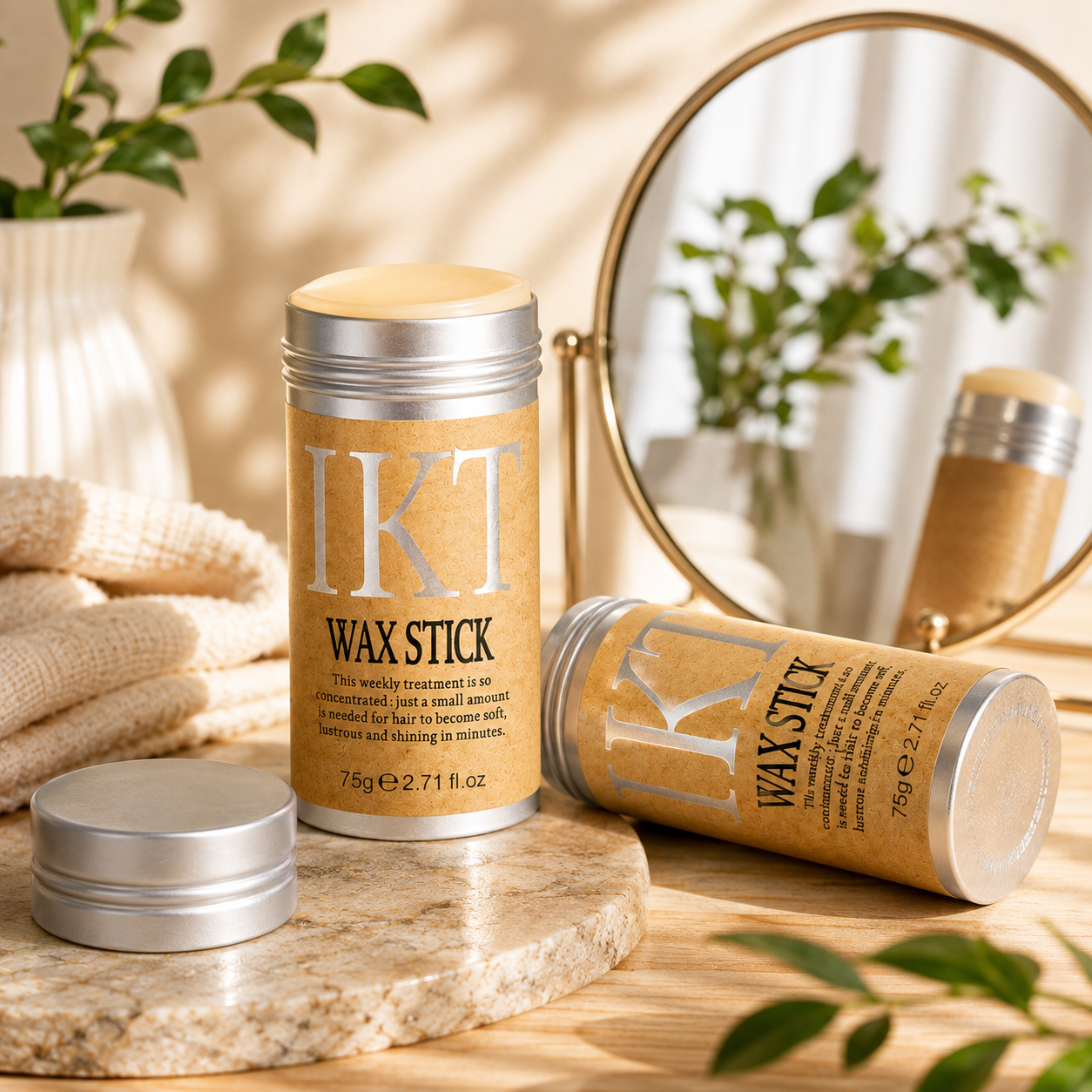 Cera Wax Stick Fijadora Cabello dañado