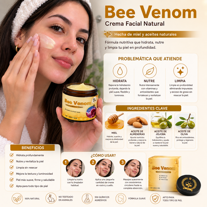 Crema Integral De Abejas Limpiadora y Hidratante