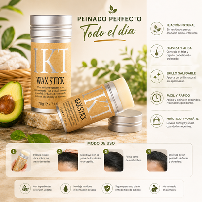 Cera Wax Stick Fijadora Cabello dañado