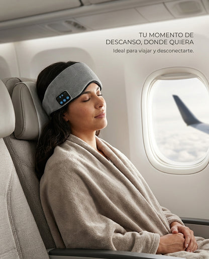 Mascara para dormir con auriculares Blue